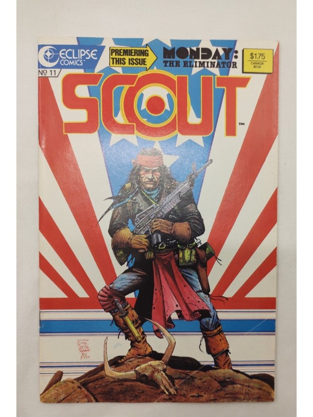 Scout #11 Eclipse Comics Monday The Eliminator Premiere Canadian Price
